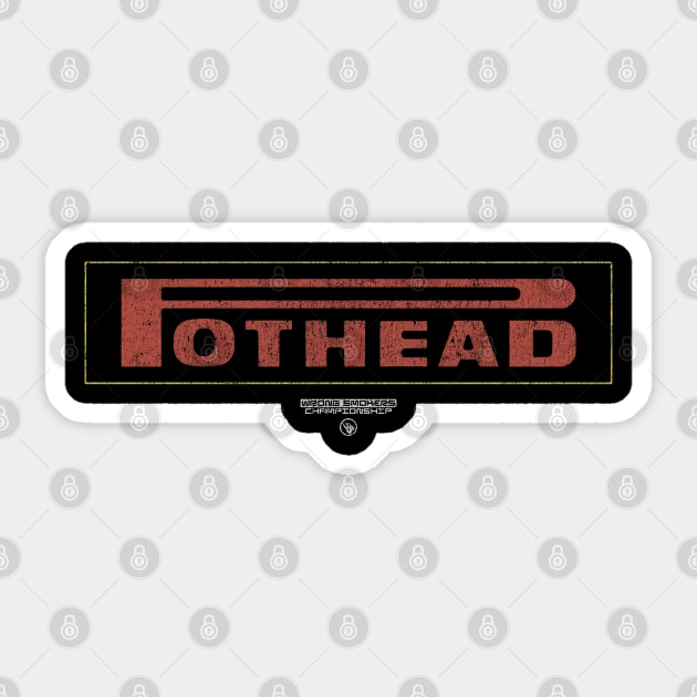 POTHEAD Racing Sticker by Wrongteeshirt
